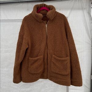 Warm Chocolate Teddy Jacket